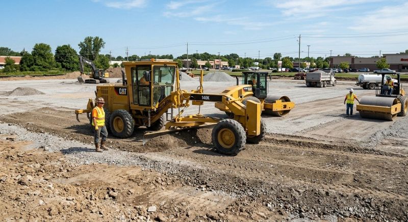 Parking Lot Gravel Repair in Cypress, TX