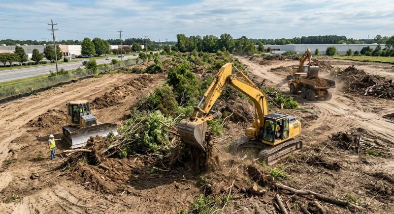 Commercial Lot Clearing in Houston, TX