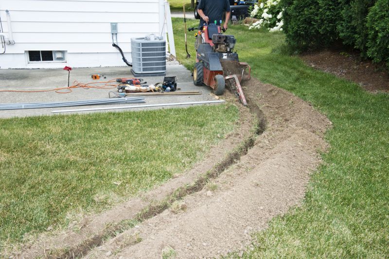 Irrigation Trenching in Houston, TX